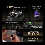 Watch Pro AM 1.85″ AMOLED IP68 Smart Watch