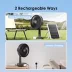 SolarFan 4400mAh Solar Powered Fan