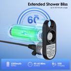 AquaFlex Portable Rechargeable Shower Pump