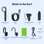 AquaFlex Portable Rechargeable Shower Pump