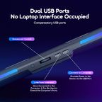 ChillDock Dual USB Ports Laptop Cooler
