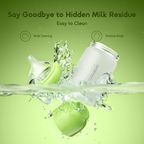 PureBottle 240 240ml Anti-Colic Silicone Glass Baby Bottle