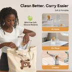 BottleClean Deep Cleaning Baby Bottle Brush Kit