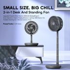 Power Turbo 4000mAh Portable Folding Fan