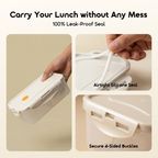 DailyBento Antibacterial 3-Compartment Bento Box