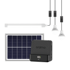 PowerSolar 382 10-Year Lifespan 22.5W Charging Solar Home Power System