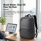 DuraLite Waterproof Spacious Charging Backpack