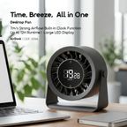 AirDock Strong Airflow Portable Desktop Fan