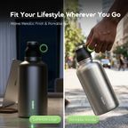 MegaDrink 1920 Leakproof Generous 1.9L Insulated Water Bottle