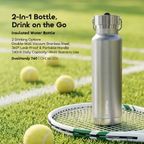 DualHandy 740 Leakproof Portable 740ml Insulated Water Bottle