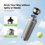 DualHandy 740 Leakproof Portable 740ml Insulated Water Bottle
