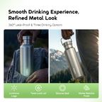 DualHandy 740 Leakproof Portable 740ml Insulated Water Bottle