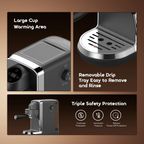 BrewSemi Professional Powerful Espresso Coffee Maker