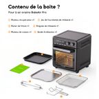 BakeAir Pro Four à air grande capacité 8-en-1 20L jusqu'à 230°C