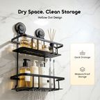 DuoNest Nail-Free Double-Tier Storage Basket