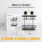 DuoNest Nail-Free Double-Tier Storage Basket
