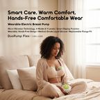 DuoPump Flex Smart Wearable Electric Breast Pump with Micro-Vibration Technology
