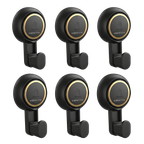 SnapMount Easy Install Heavy-Duty Vacuum Suction Cup Hooks (6pcs)