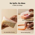 SealPure Silver Ion Protection PP Food Storage Container Set (3pcs)