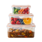 SealPure Silver Ion Protection PP Food Storage Container Set (3pcs)