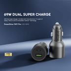 PowerDrive 7691 Pro 69W Dual Super Car Charger