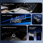 PowerDrive 7691 Pro 69W Dual Super Car Charger