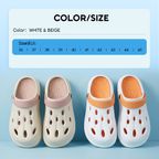 GuardWalk Cloud-Soft Thick Sole Holes Shoes