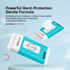 GermShield Lingettes stérilisantes végétales sans alcool