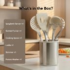 CookSet FDA-Certified Food-Grade Silicone Utensil Sets