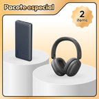 BoomPop Lite&Toast 15 Flash ENC Over-Ear Wireless Headphones&10000mAh Fast Charging Power Bank