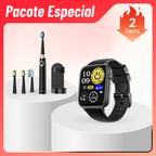 Watch 6N X SmartDent C2 1.83'' Full Touch Smart Watch Plus Smart Electric Toothbrush Bundle Sale