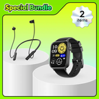 Watch 6N X Necklace Lite 1.83'' Screen Smart Watch Plus  Wireless Earphones Bundle Sale