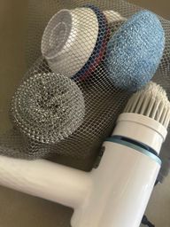 Ultra Cleaner Scrubber Cordless 1.5H Runtime Electric Spin Brush with 5 Replacement Heads