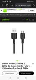 oraimo Duraline 2 Câble de charge rapide - Micro USB oraimo Duraline 2 Câble de charge rapide - Micro USB