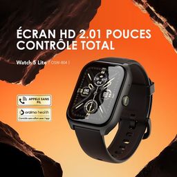Watch 5 Lite Montre intelligente IP68 HD 2,01 pouces