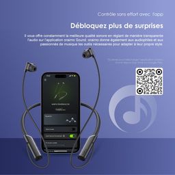 Necklace Lite Casque sans fil à vibration d'appel