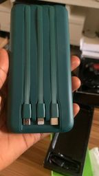 Power bank is Ok.. added cable makes it easy to use