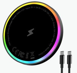 PowerDock 15W Magnetic Wireless Charging Pad
