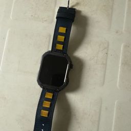 Watch Strap 22 Fabric & Leather Watch