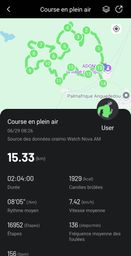 La montre est parfaite pour le sport
