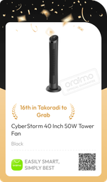 Cyberstorm 40 Inch Tower Fan