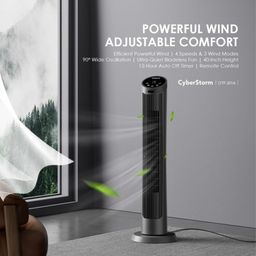 Cyberstorm 40 Inch Tower Fan