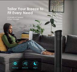 Cyberstorm 40 Inch Tower Fan