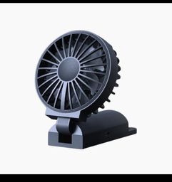 Oraimo Dual-Blade Foldable Fan: Portable Cooling with Power.
