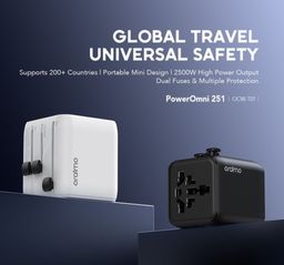 power omni 251 2500w multi- plug travel
