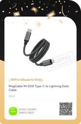 MagCable 1M 20W Type-C to Lightning Data Cable