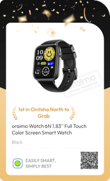 Oraimo watch 6N 1.83" full touch colour screen smart watch