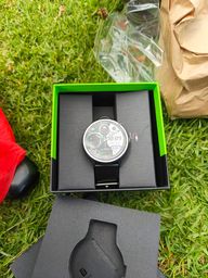 earbuds and smartwatch