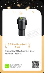 ThermoGo 750ml stainless steel insulated thermos