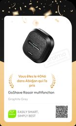 GOSHAVE, UN RASOIR AVEC UNE TECHNOLOGIE EXCEPTIONNELLE